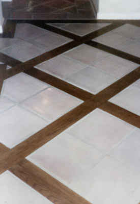 Saltillo Pavers - Whitewashed and Sealed - Pacific Palisades, California